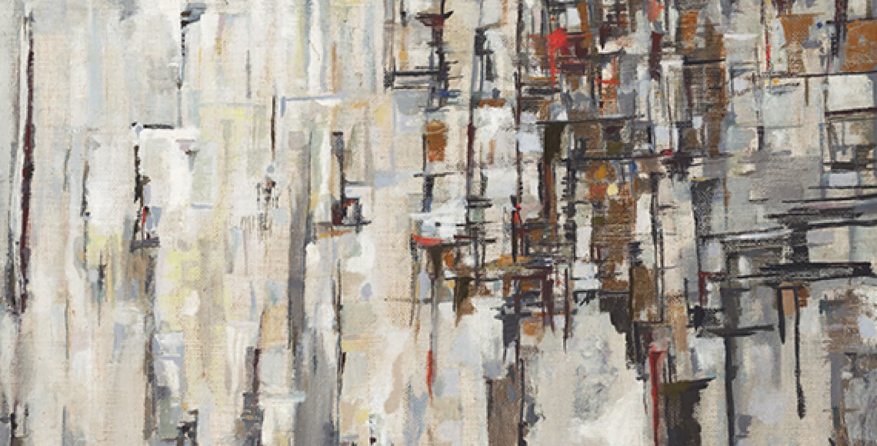 Cidade em ruínas, Maria Helena Vieira da Silva, 1955